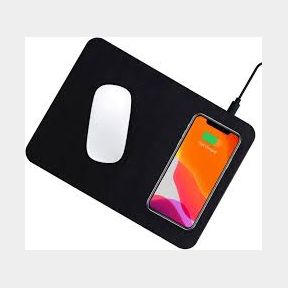 Mobile Phone Fast Wireless Charging Mouse Pad (5W) - Black - Bar 9901012694380-51748/8536