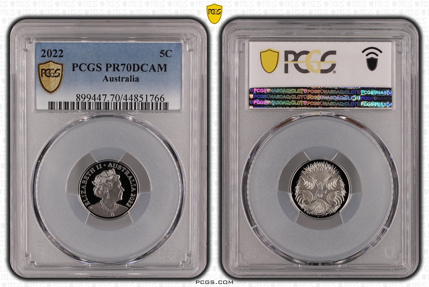 Five Cent, 2022, PCGS PR70DCAM