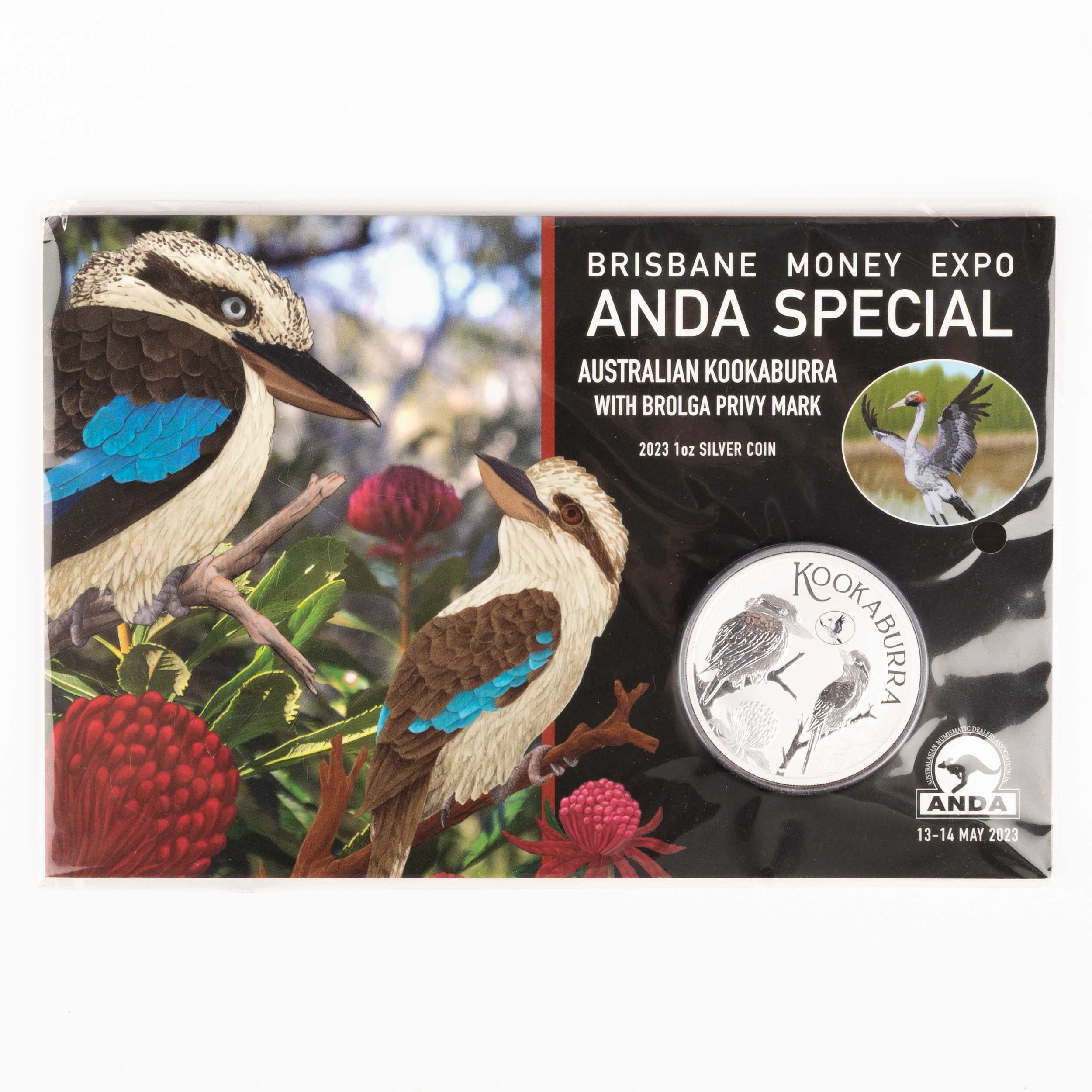 Elizabeth II, Perth Mint - Australian Kookaburra ANDA Issue, One Dollar, 2023-P, UNC
