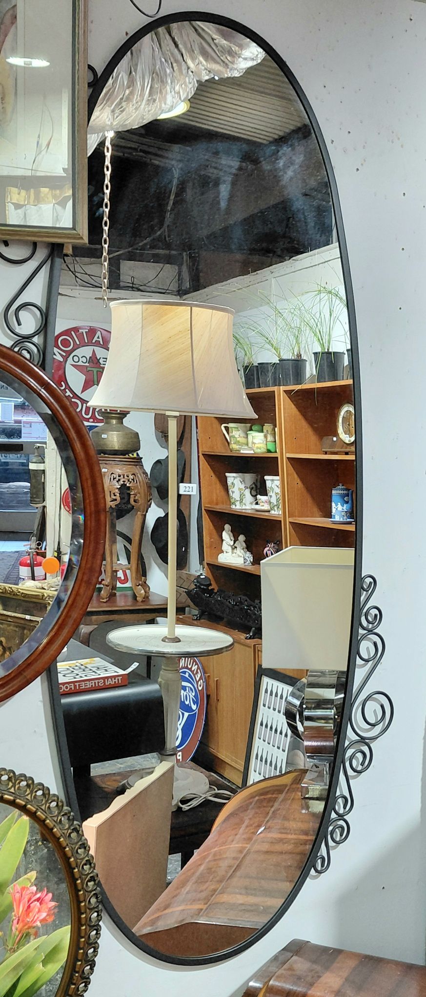 221 · OVAL WALL MIRROR