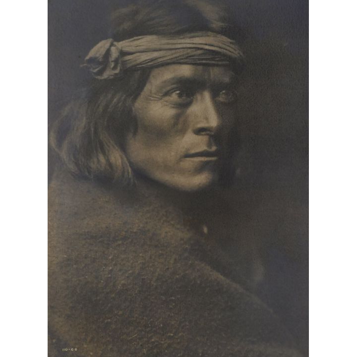 Edward Curtis ''Zuni Governor'' 1900 Platinum
