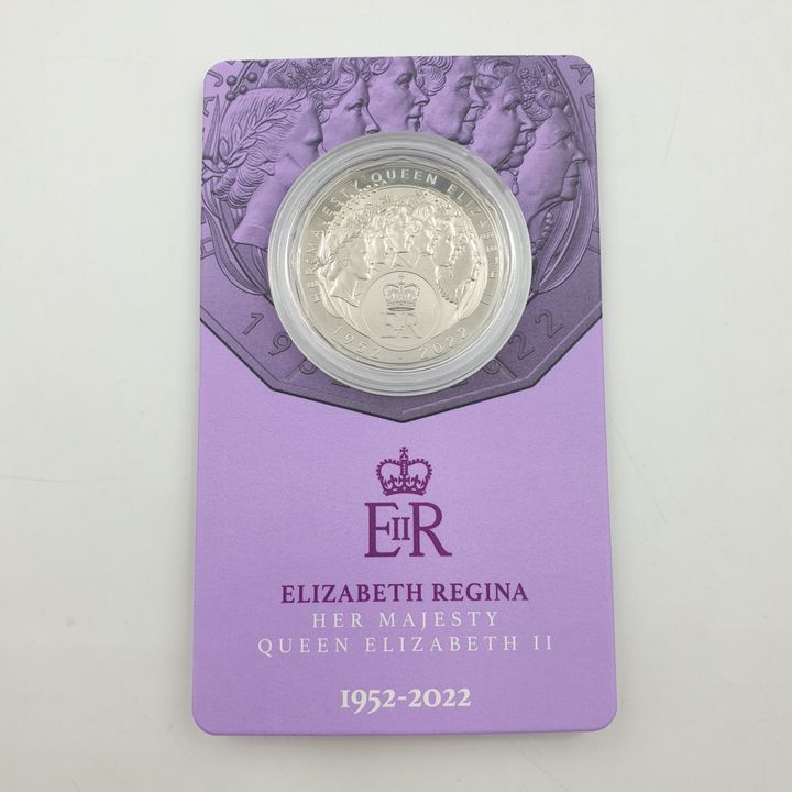 Elizabeth Regina Carded 50c Coin