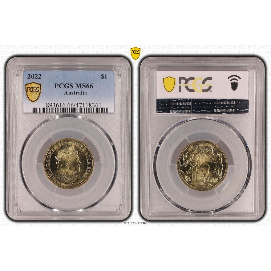 One Dollar, 2022, PCGS MS66