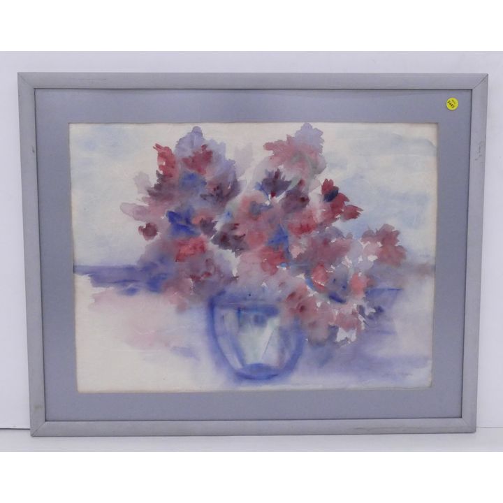 Lela Rogers Floral Still Life Watercolor- 24x30'' framed