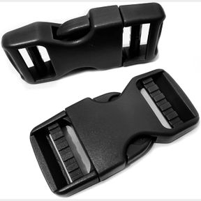 BUCKLE FOR 1" WIDE STRAP, QUICK SIDE RELEASE BUCKLE FOR 1 INCH/25MM WEBBING STRAPS, HEAVY DUTY PLASTIC BUCKLES REPLACEMENT DUAL AD