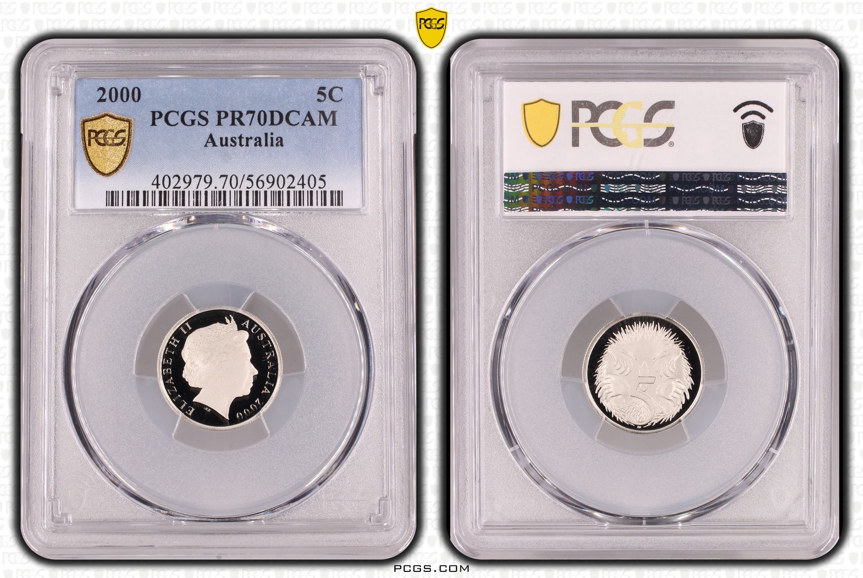 Five Cent, 2000, PCGS PR70DCAM