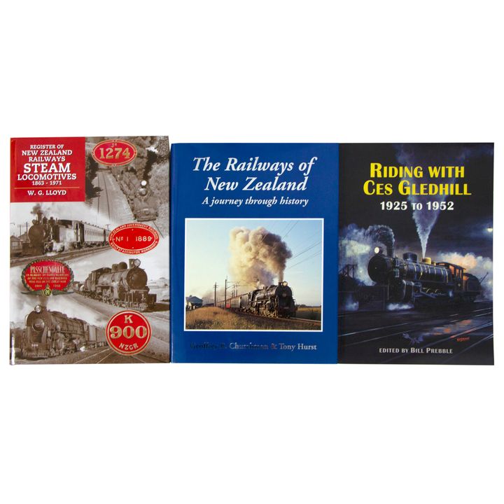 CHURCHMAN, GEOFFREY & HURST, TONY [3 titles], The Railways of New Zealand.