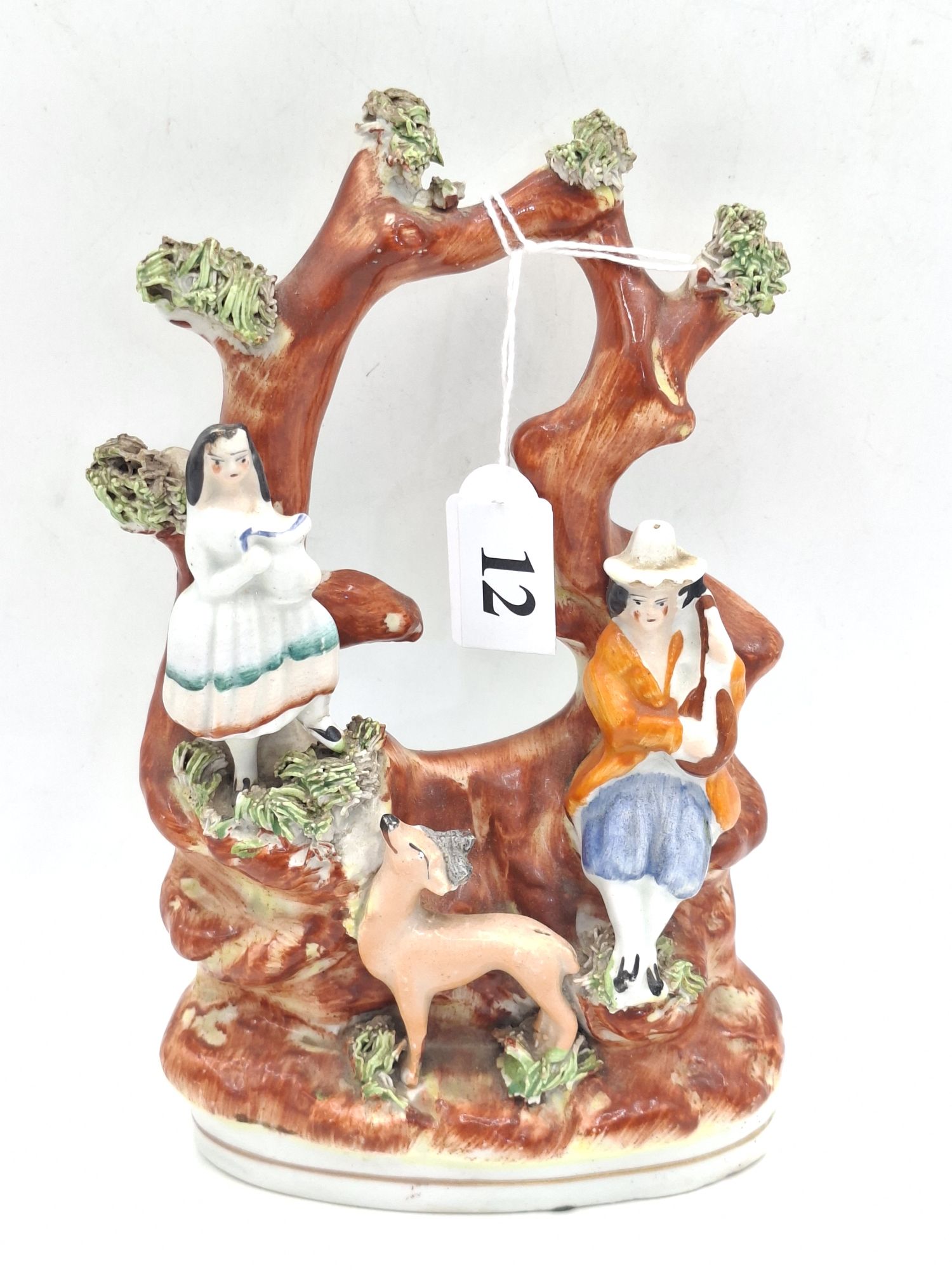 Staffordshire Pottery Figural Group