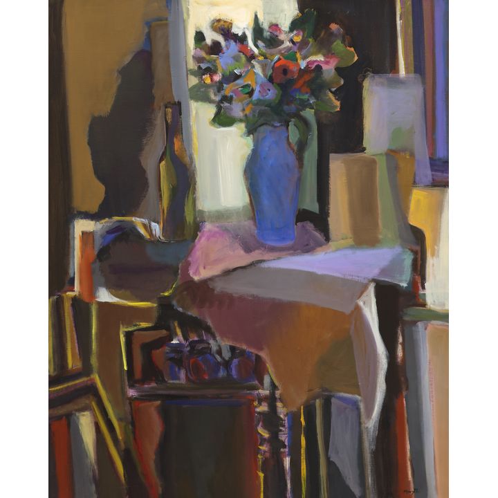 Jean Marzelle ''Bouquet Still Life'' Oil