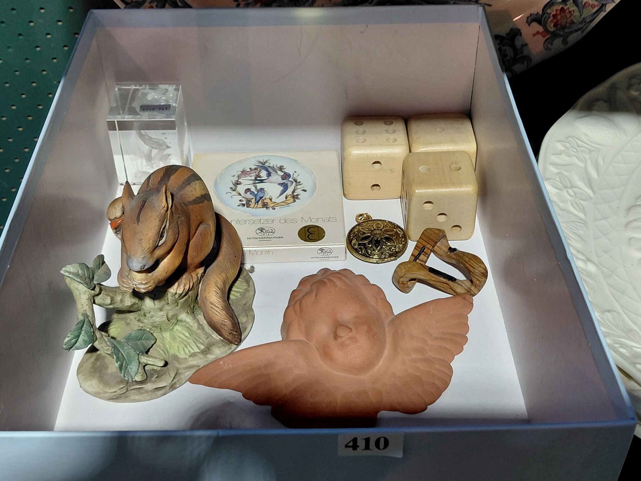 410 · COLLECTION OF CERAMIC FIGURES ETC