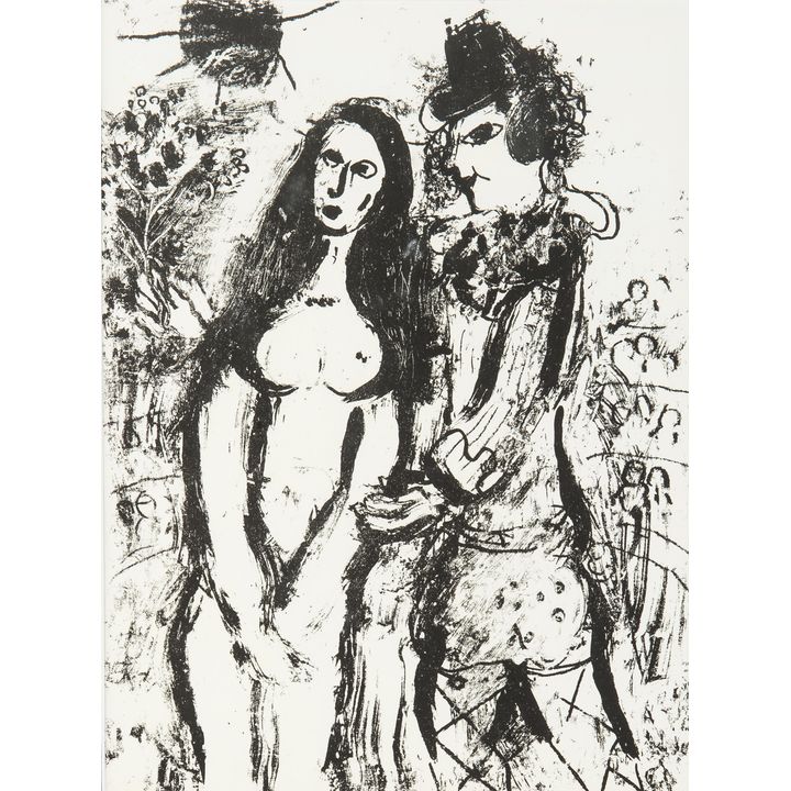 Marc Chagall | Zakochany klaun