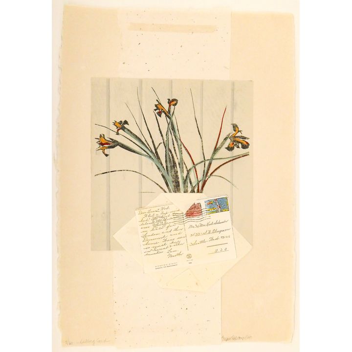 Susan Singleton ''Calling Card'' 1988 Collage & Mixed Media S