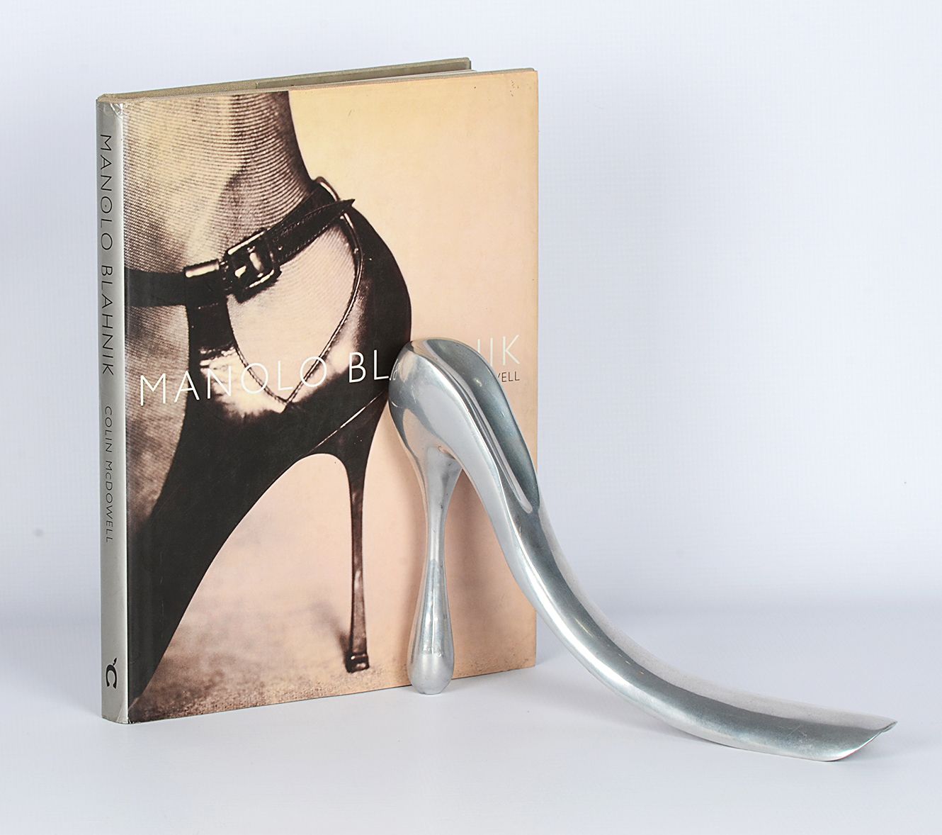 Manolo Blahnik limited edition shoe horn and book by Colin