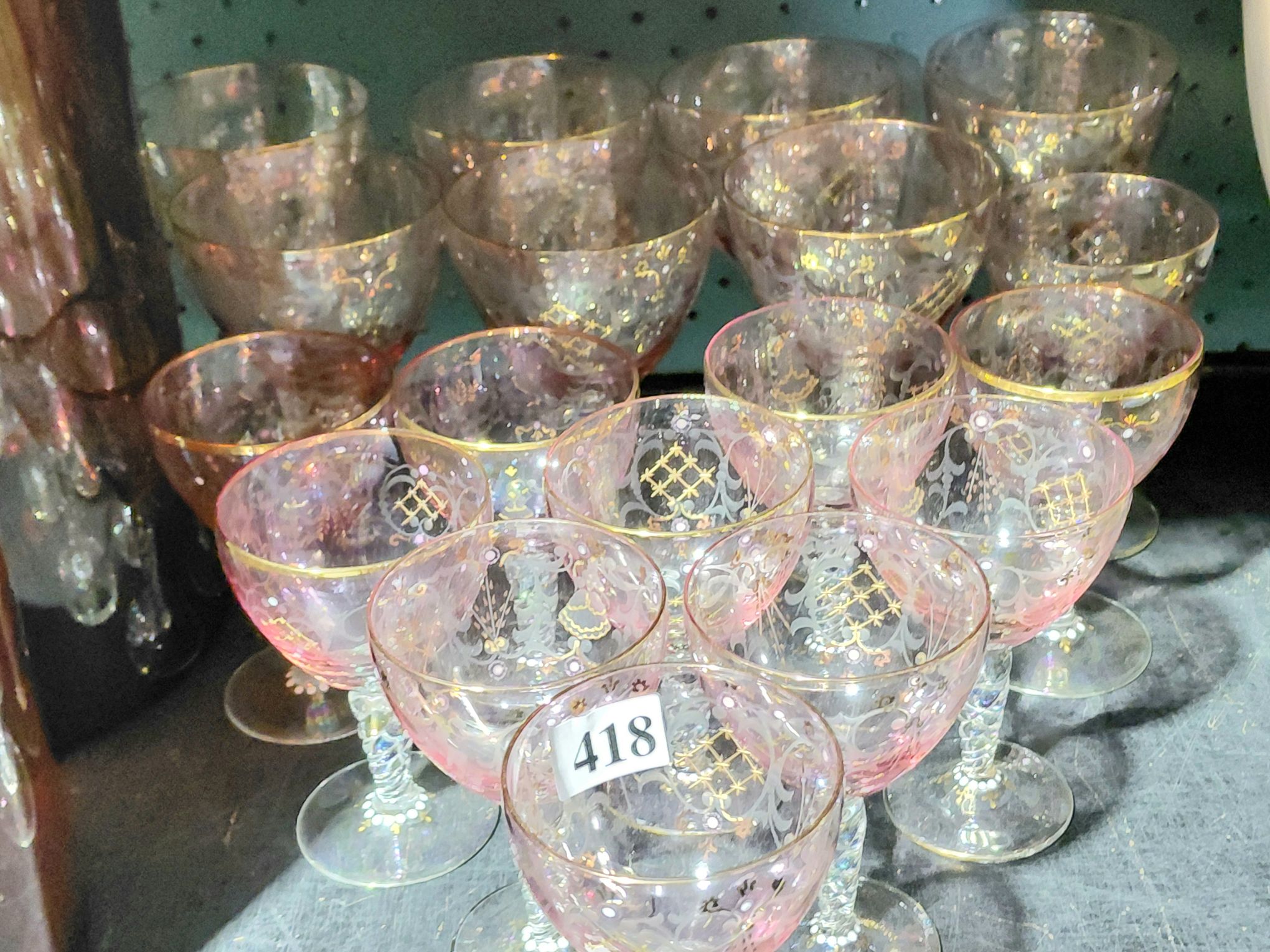 Venezia Murano Liquor Stems