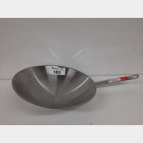 PUJADAS STAINLESS STEEL ROUND BOTTOM WOK - 360MM