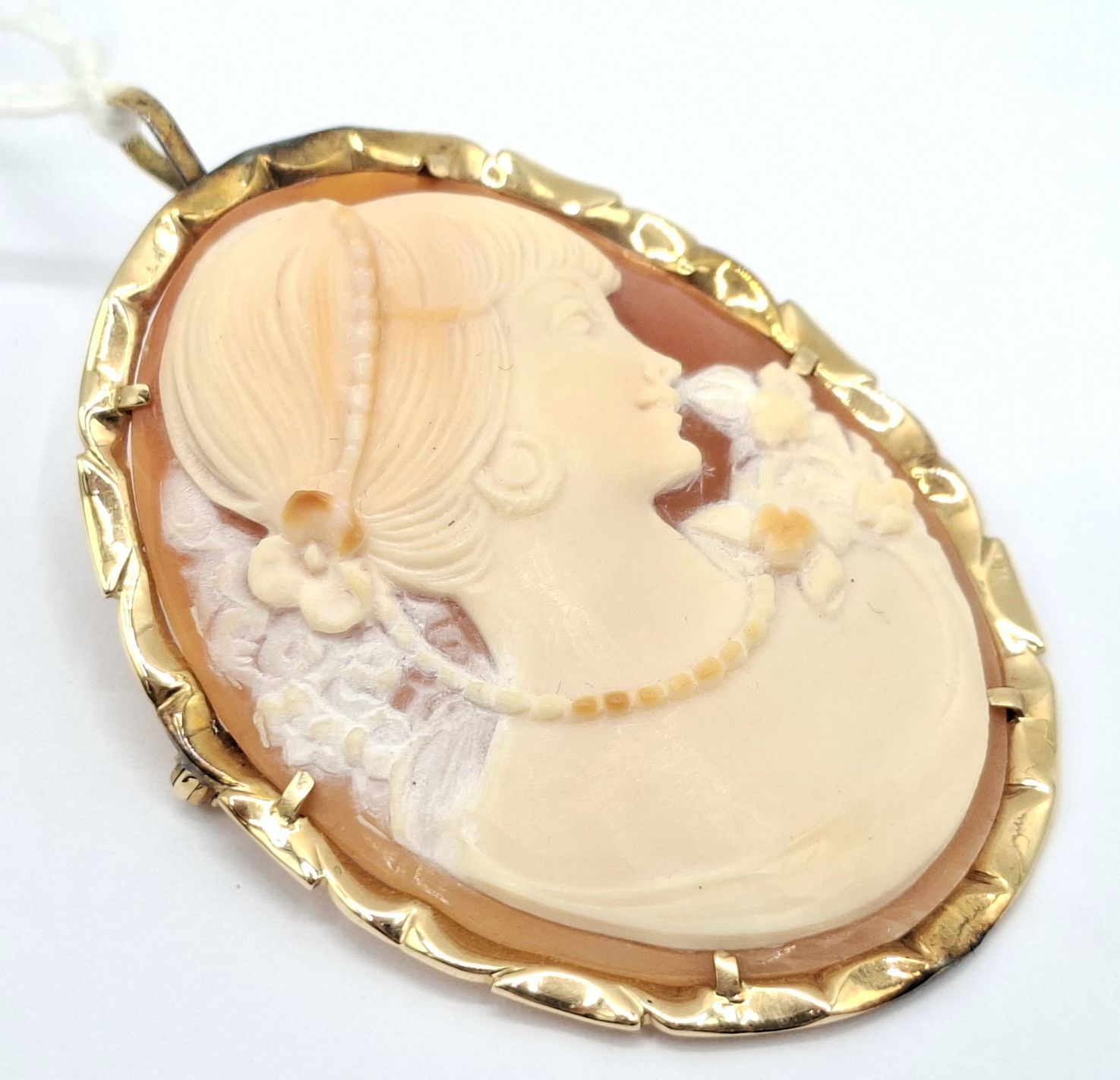 Antique 14ct Cameo Brooch/Pendant