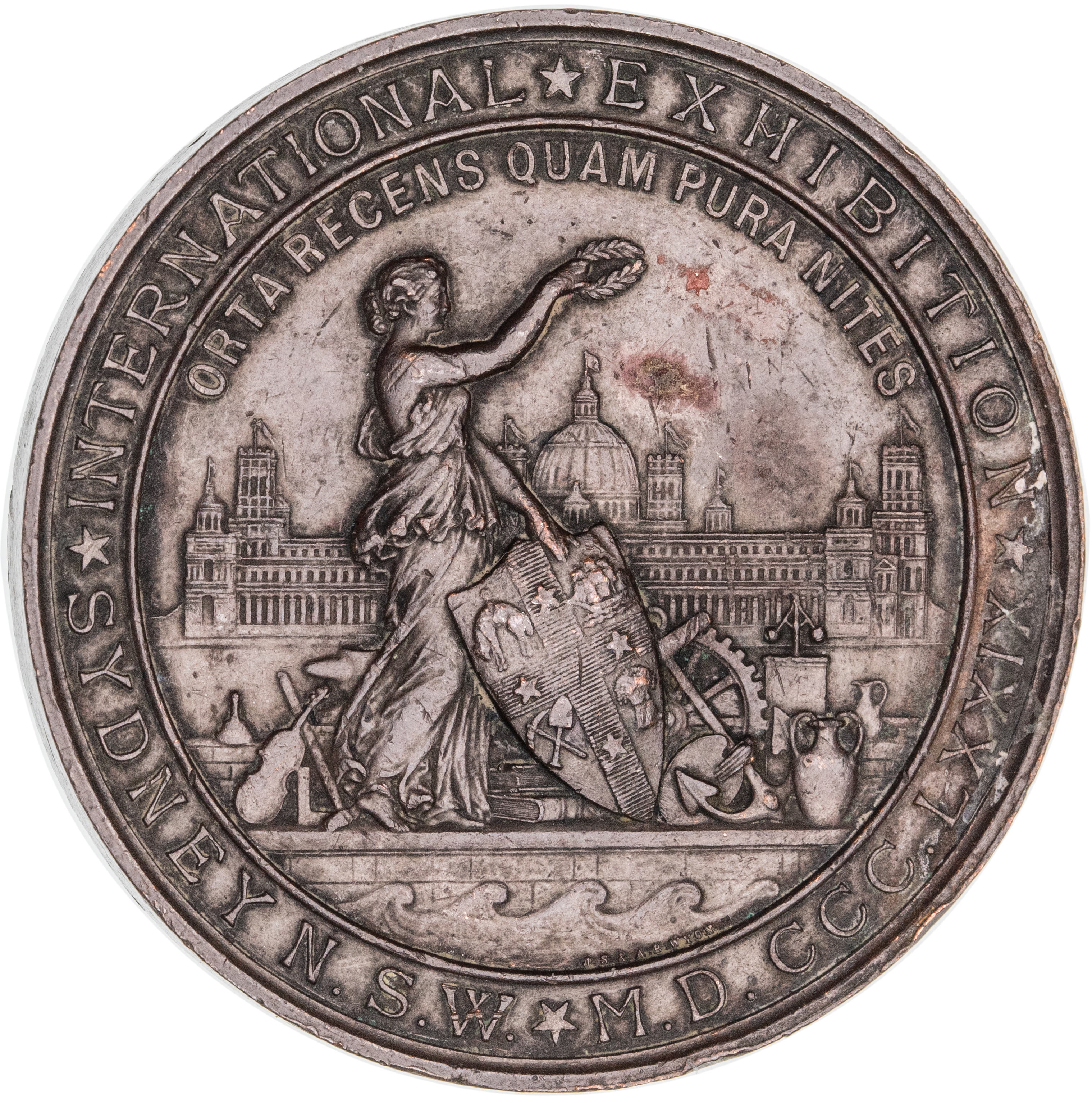 428 · Sydney International Exhibition, Award Medal, 1879, aEF