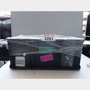 TOTE OF ASSORTED GOODS''THESE ITEMS MAY INCLUDE OPEN BOX- DEFECTIVE OR INCOMPLETE ITEMS'' BUYERS BEWARE!(PLASTIC CRATE NOT FOR SALE)