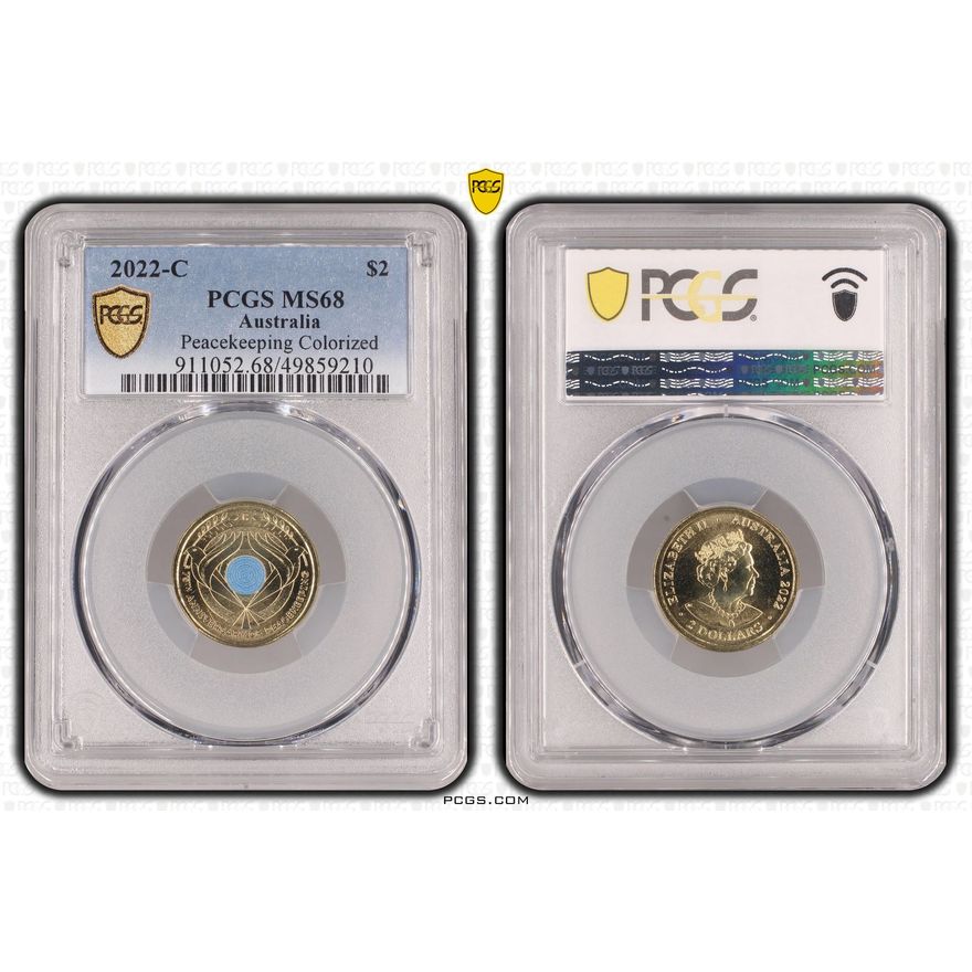 Peacekeeping Colorized, Two Dollar, 2022-C, PCGS MS68