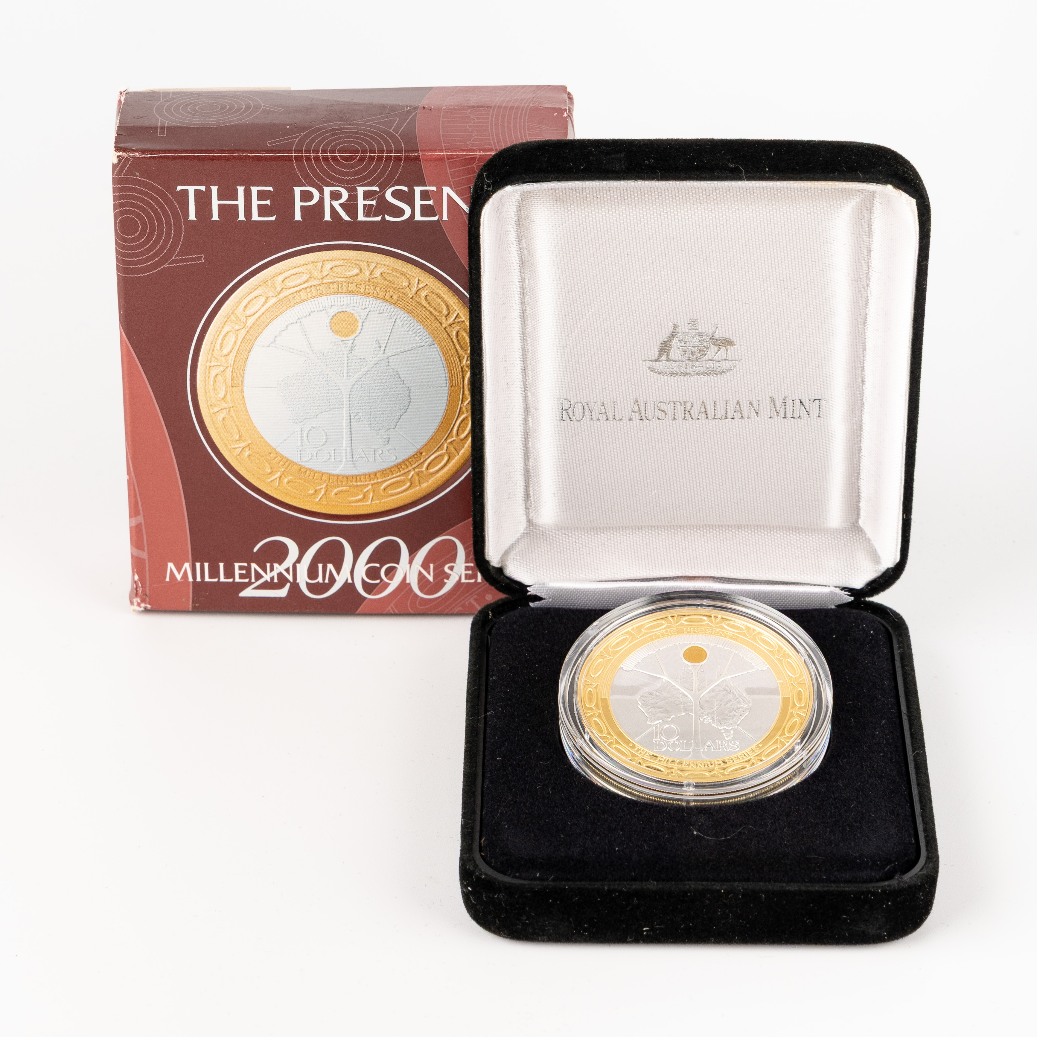 Millennium Coin Series - The Present - Silver Proof, Ten Dollars, 2000