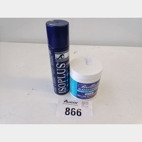 BRILLIANT BLEACH POWDER 500G - SALON APPROVED - BLONDE | ISOPLUS OIL SHEEN HAIR SPRAY 275ML