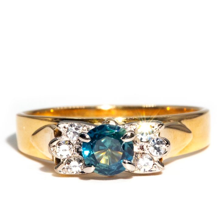 18 Carat Sapphire and Diamond Ring