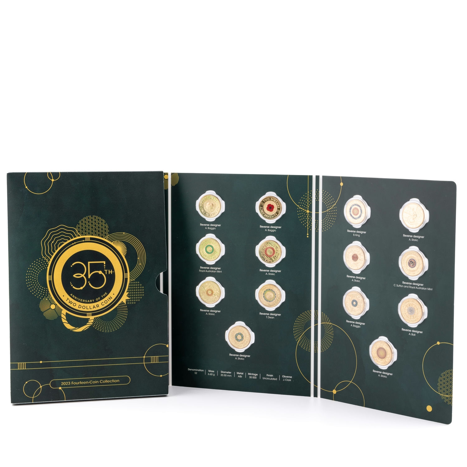 Elizabeth II, 35th Anniversary of the Two Dollar Coin, Two Dollars, 2023, CHU