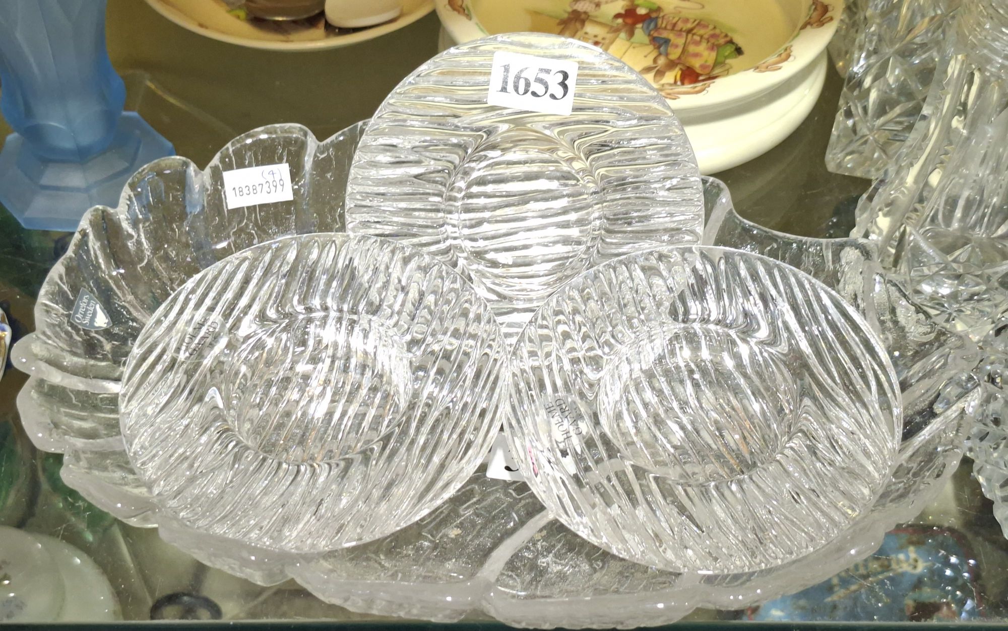 Holmegaard And Orrefors Crystal