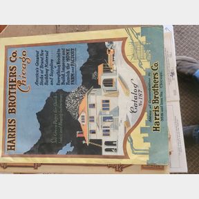 Antique catalogs and paperwork magazines, advertisements