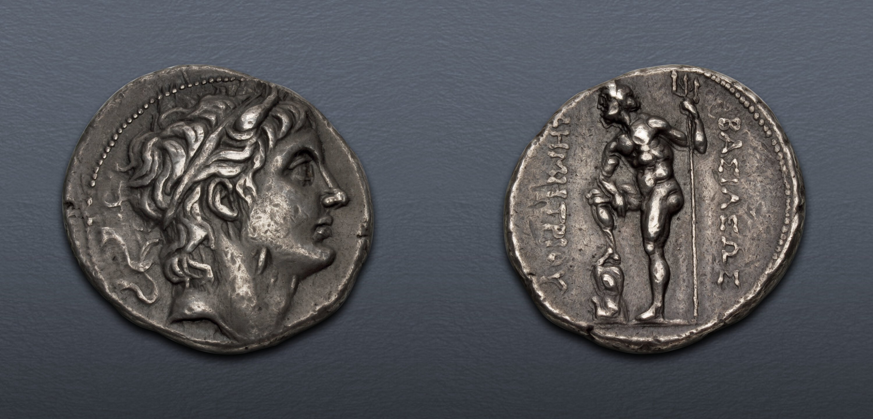KINGS of MACEDON. Demetrios I Poliorketes. 306-283 BC. AR Tetradrachm ...