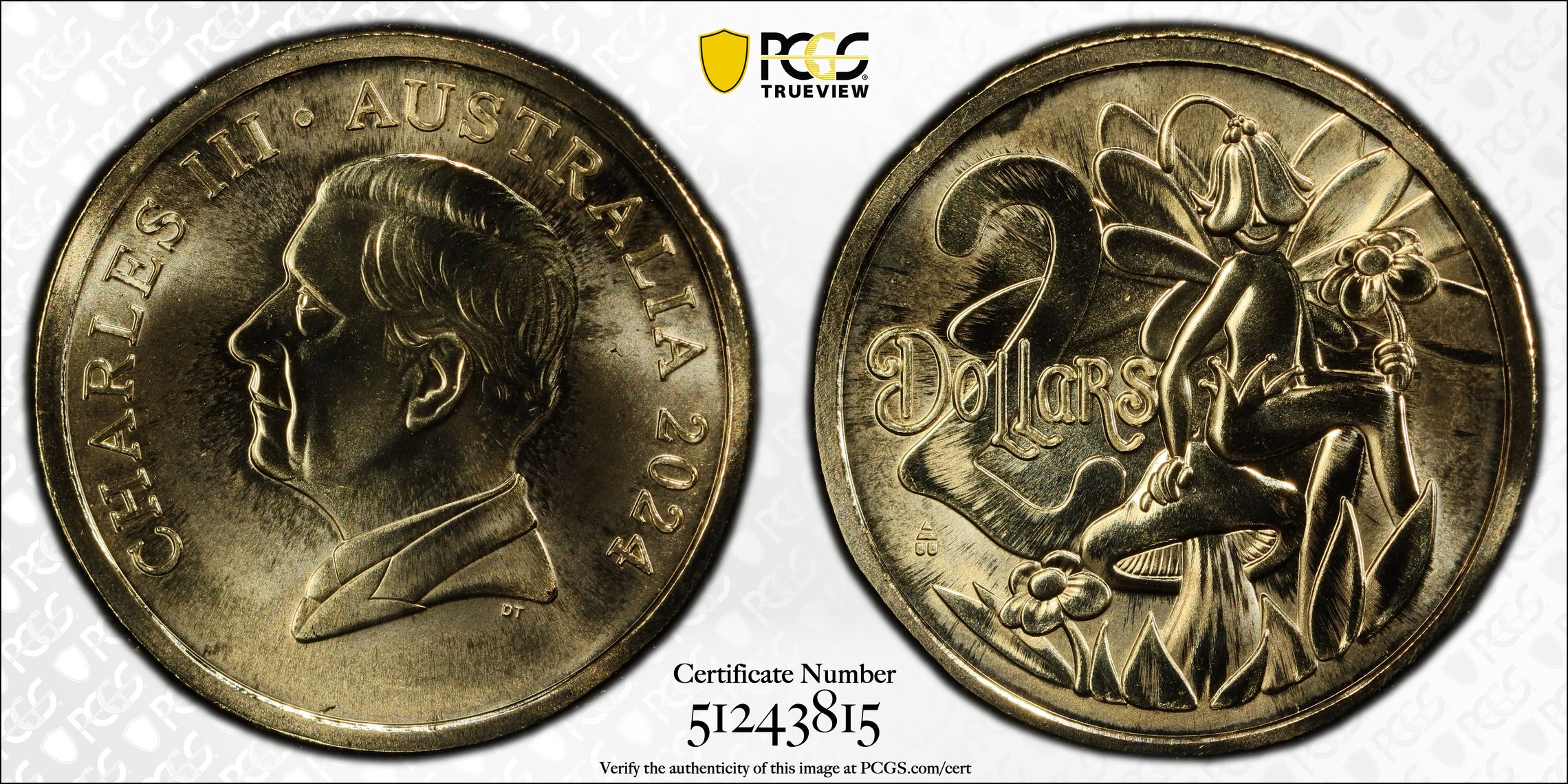 Tooth Fairy, Two Dollar, 2024, PCGS MS69