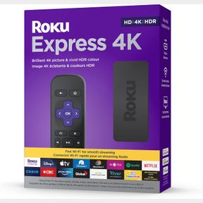 ROKU EXPRESS 4K (OFFICIAL MANUFACTURER PRODUCT) STREAMING MEDIA PLAYER HD/4K/HDR WITH SMOOTH WIRELESS STREAMING AND ROKU SIMPLE RE