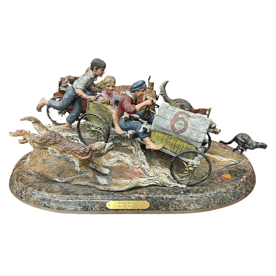 Stanley Wanlass ''Dream Machines'' 1989 Bronze Sculpture