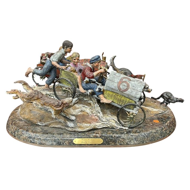 Stanley Wanlass ''Dream Machines'' 1989 Bronze Sculpture