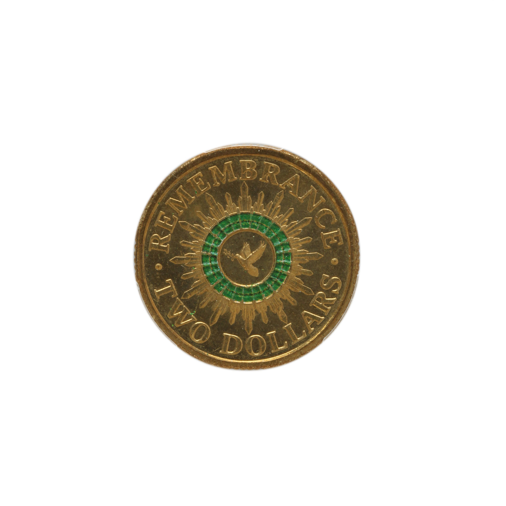 Elizabeth II, Two Dollars, 2014, MS 62