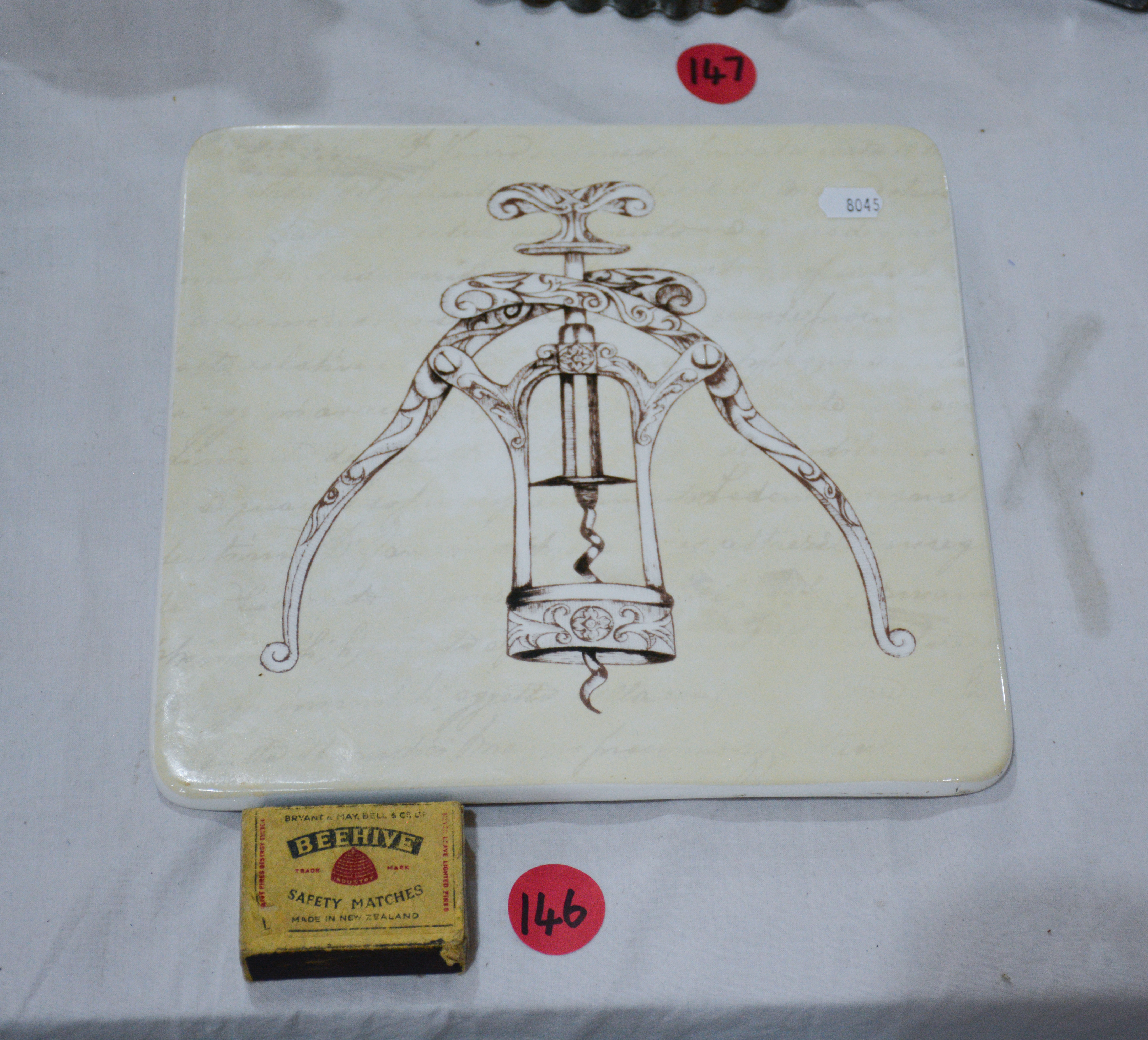 Haven Corkscrew Pot Stand — NZ auction result