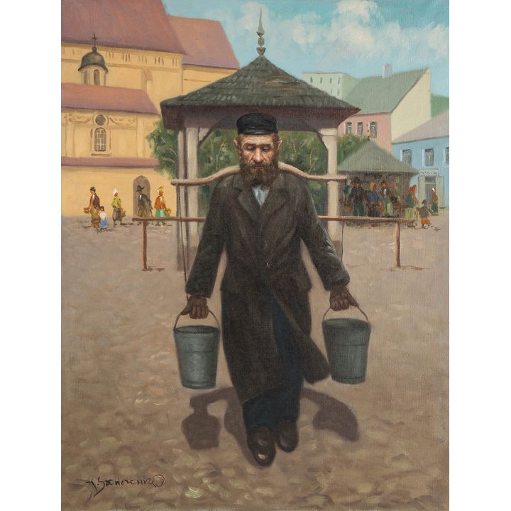 Konstanty Szewczenko | Nosiwoda na rynku w Kazimierzu