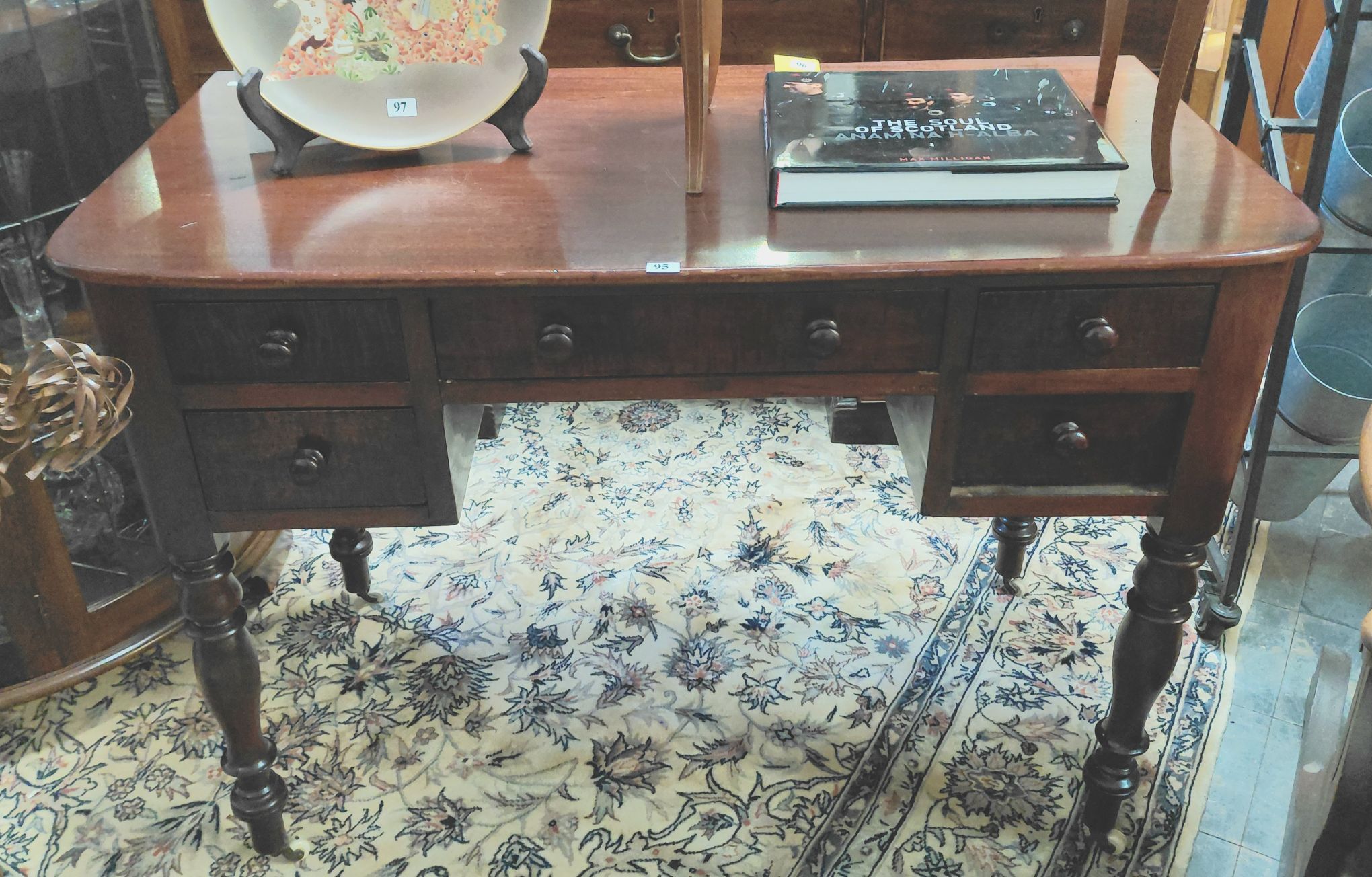 95 · AUSTRALIAN CEDAR LADIES DESK