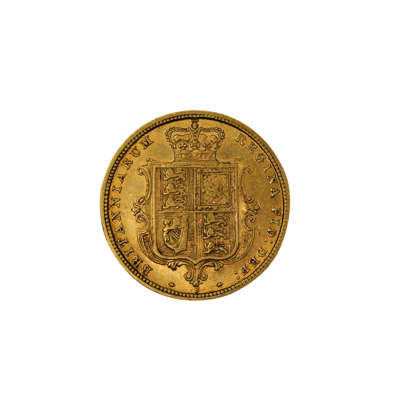 1188. · Victoria, Half Sovereign, 1882-S, VF