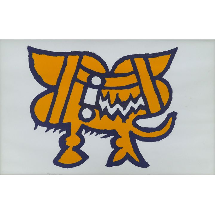 Harold Balazs ''A Beasty'' 1970 Serigraph
