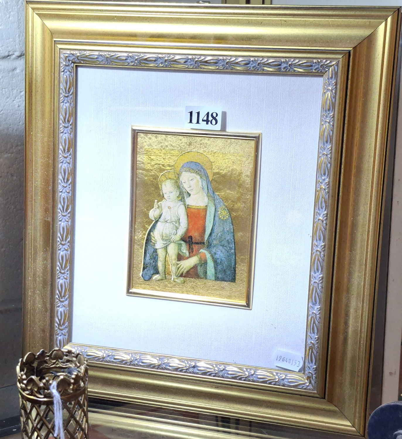 ITALIAN FRAMED RELIGIOUS PRINT