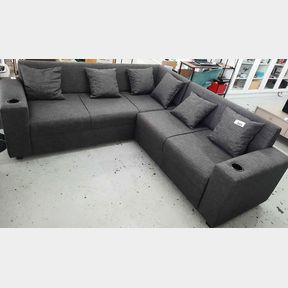 CUSTOM FURNITURE - CHARCOAL - L SHAPE