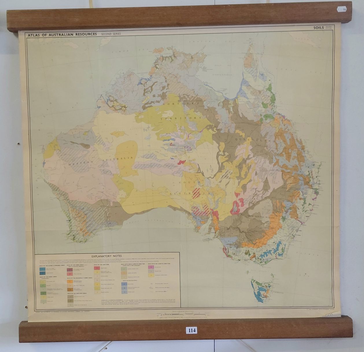 114 · VINTAGE SCHOOL MAP