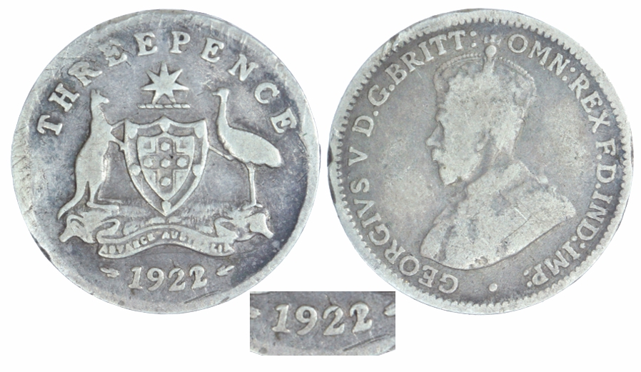 1922/1 Overdate