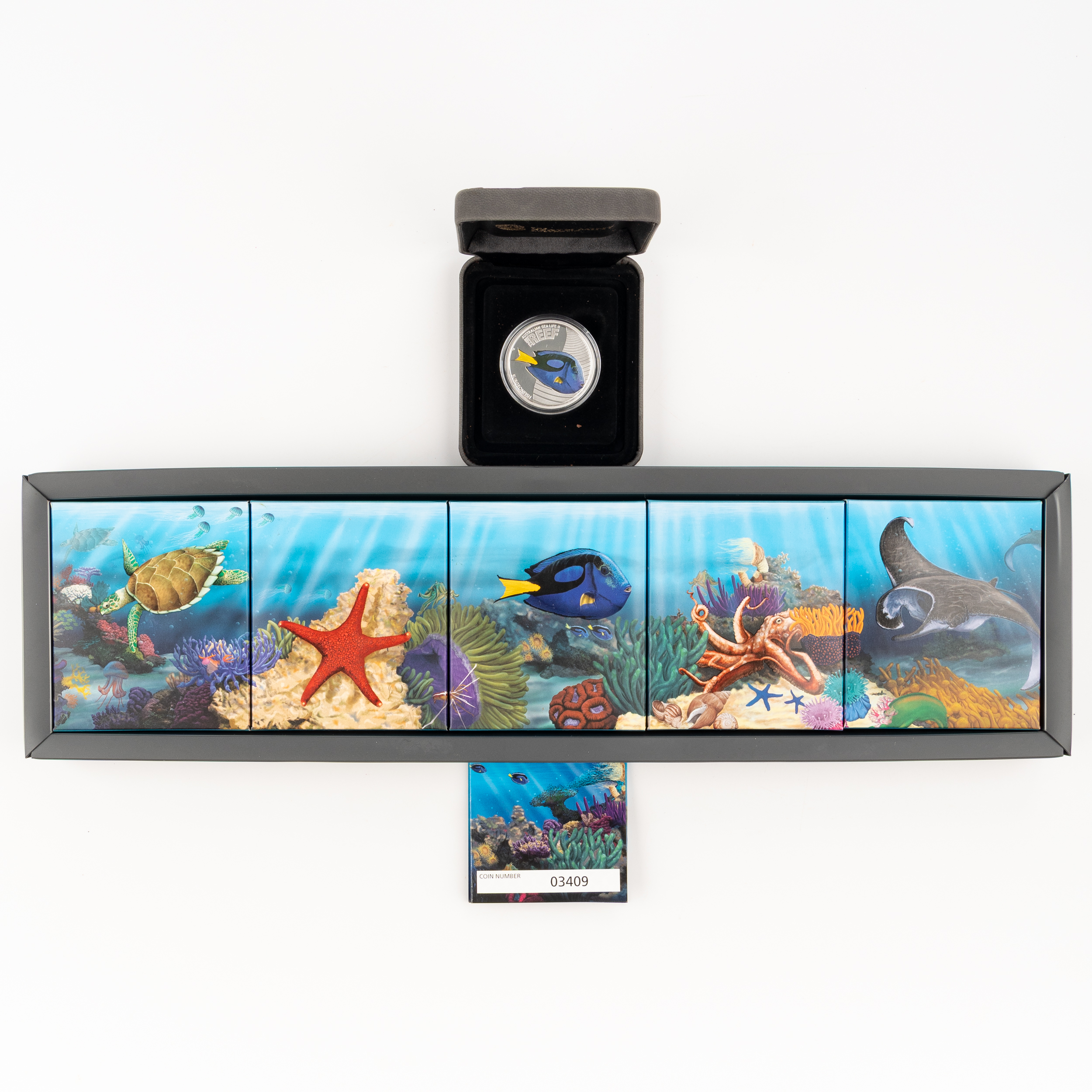 Elizabeth II, Perth Mint - 'Australian Sea Life II - The Reef' Series, Fifty Cents, 2011 - 2012, FDC