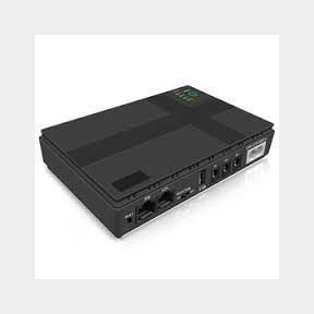 10400 mAh Mini UPS Backup Power Supply for Wifi Router and Support POE - Black | Bar 9902062639819 - 51745/1480 SN B3 (S3)