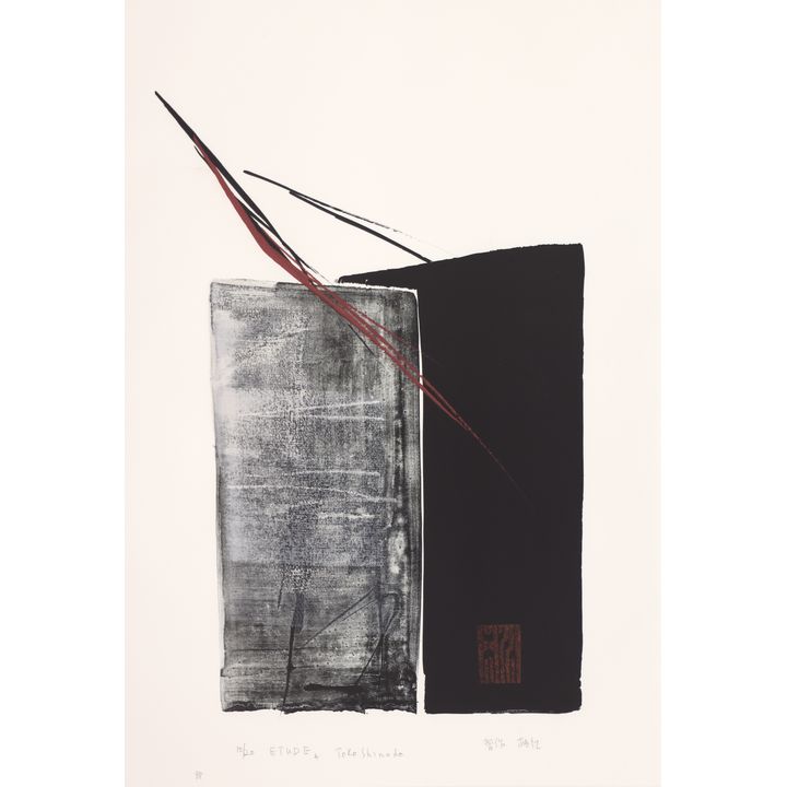Toko Shinoda ''Etude A'' 1998 Color Lithograph