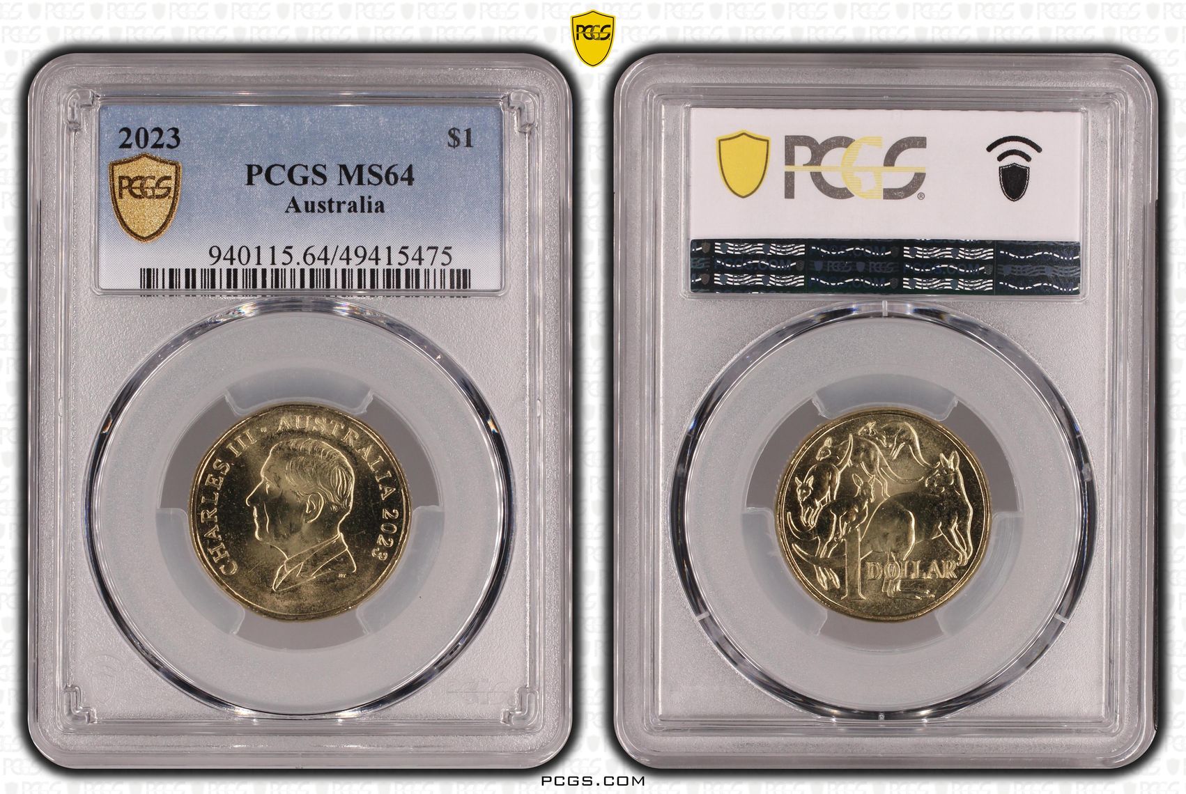 284 · One Dollar, 2023, PCGS MS64