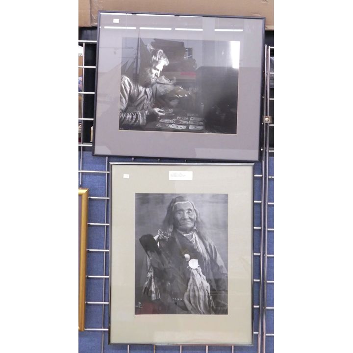 2pc Asahel Curtis Photo Reproductions- 20x16'' largest framed