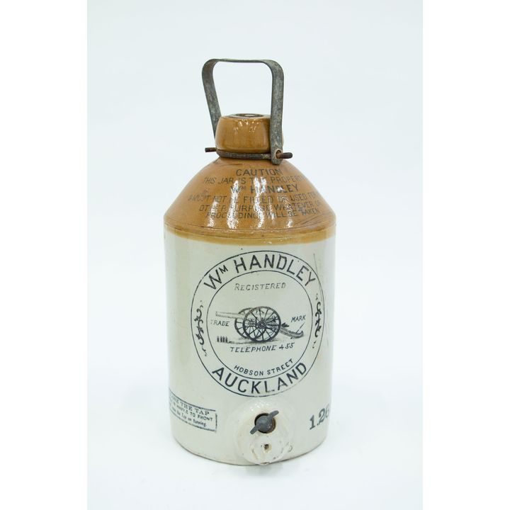 Wm Handley - Two-gallon stoneware jar
